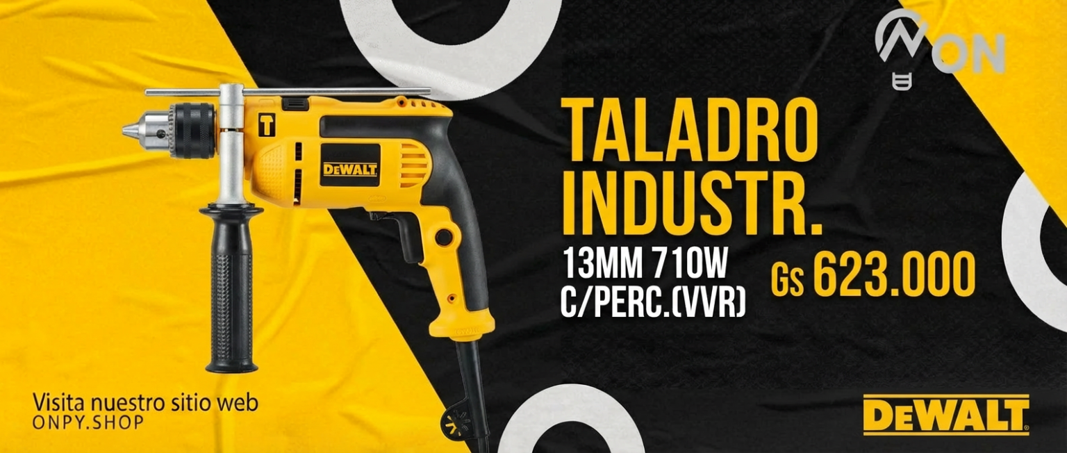 Banner Taladro DEWALT