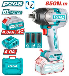LLAVE DE IMPACTO DE 1/2" DE 850NM CON BATERIA Y CARGADO