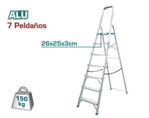 ESCALERA ALUMINIO 7 PELDAÑOS